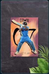 ms dhoni poster