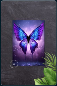 Butterfly Good Luck Poster