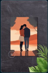 Couple Minimalist Poster Art